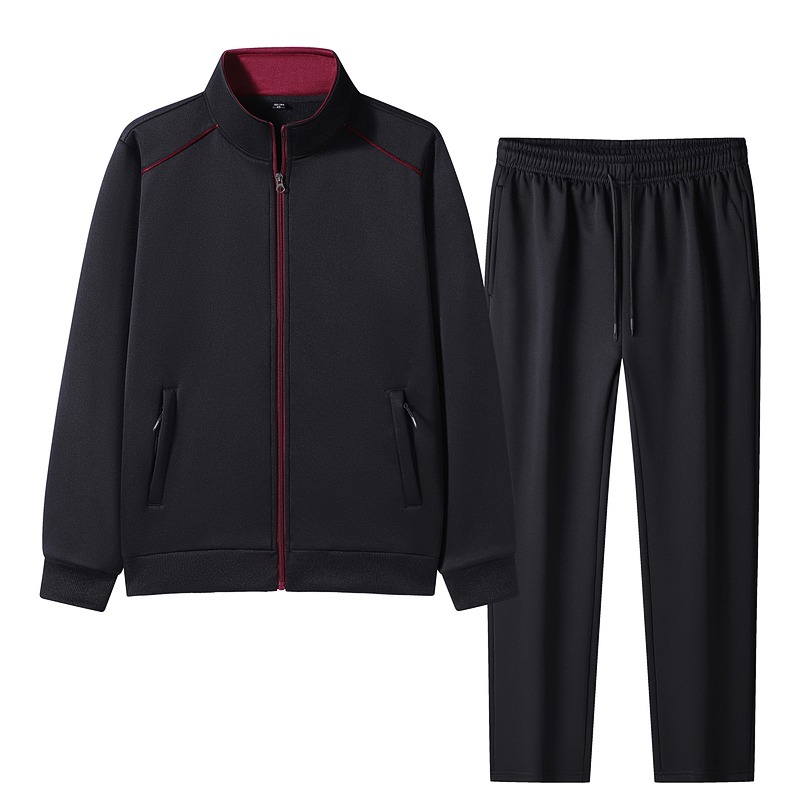 Men'S Fashion Color - Herren-Strickjacke mit Reißverschluss, langärmelig, einfarbig, Rundhalsausschnitt,