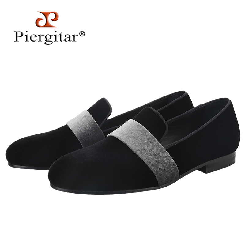 Men'S Fashion Model - Piergitar Britischer Stil Luxuriöse Mehrfarbige Samt-Loafer