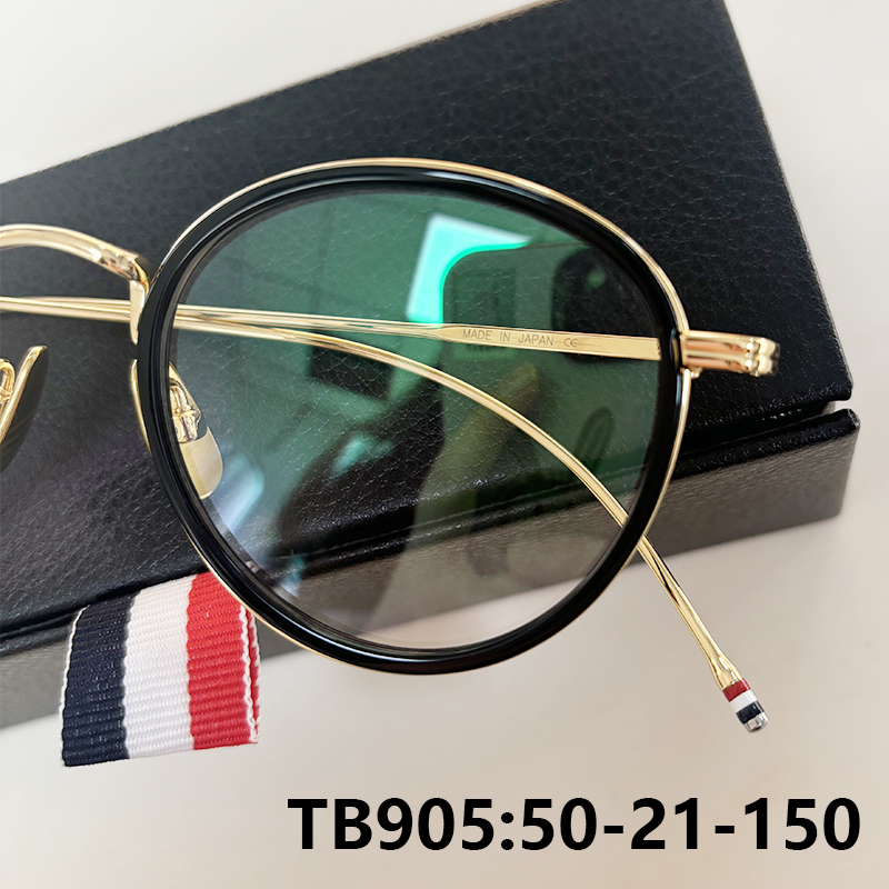 Men'S Fashion Glasses 2026 - Modische Ovale Herren-Titanbrillenfassung Markendesign TB905 Damen