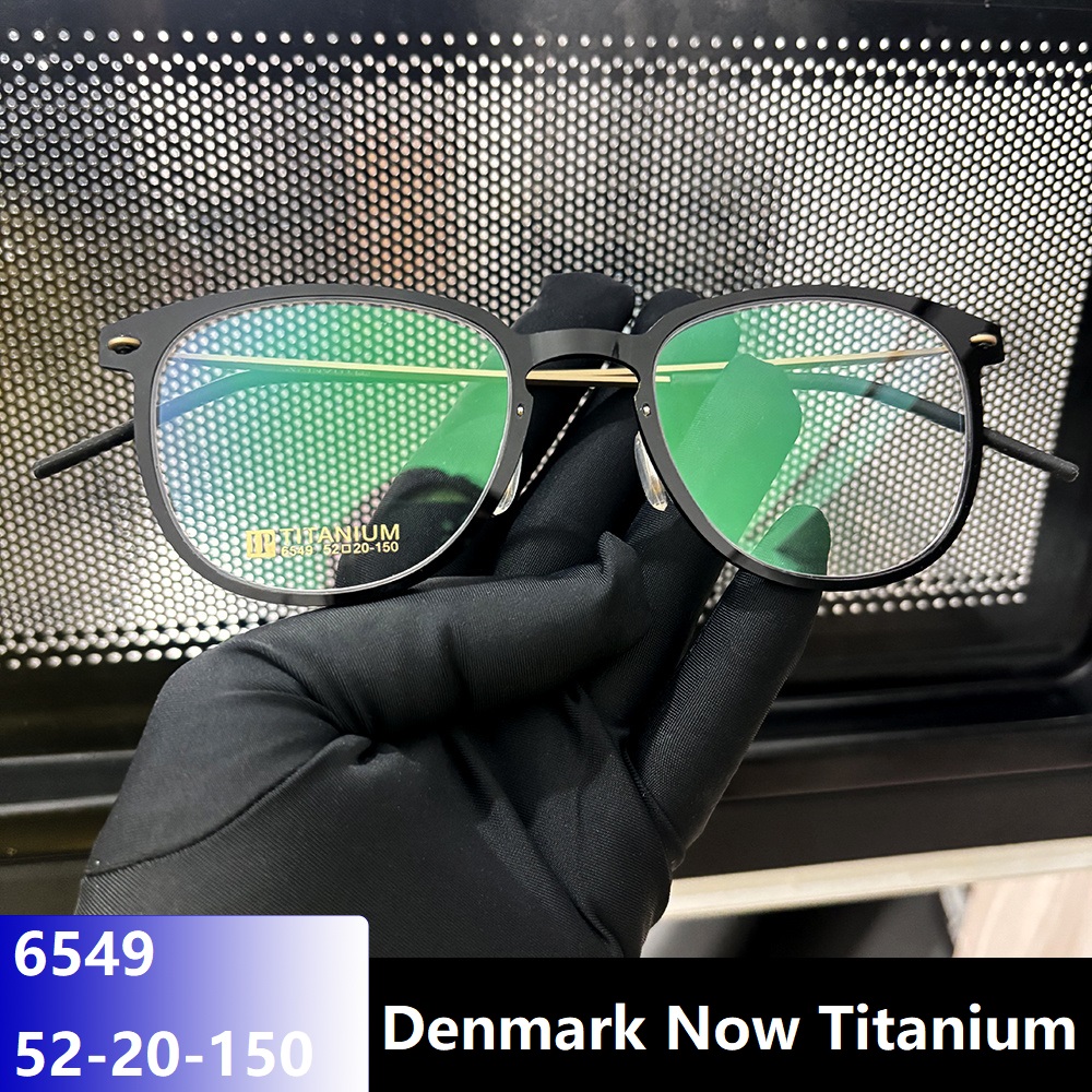 Men'S Fashion Glasses 2026 - Dänische Marke 6549 Ovale Runde Schraubenlose