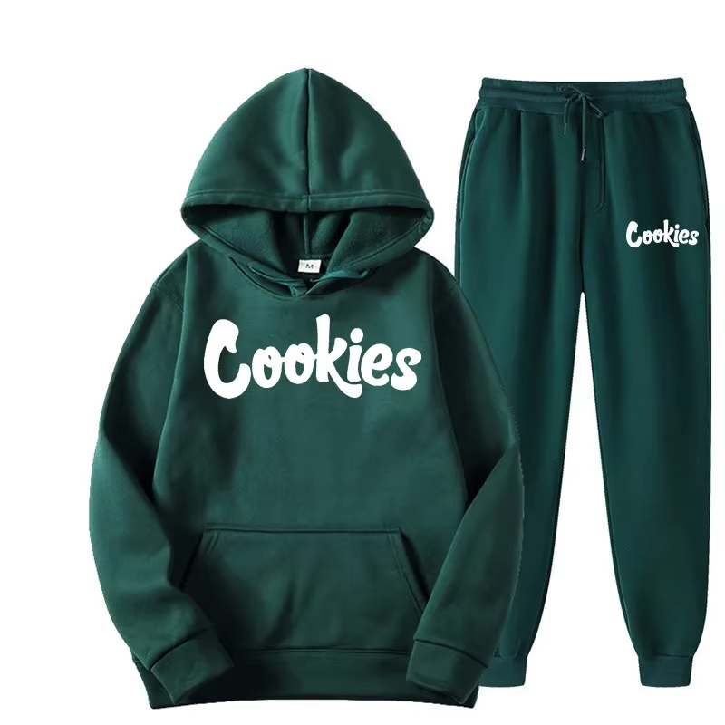 Streetwear Hoodie - Herren-Hoodie 2-Teiliger Trainingsanzug, Lässiger Langarm-Sweatshirt-Hosen-Streetwear-Outfit