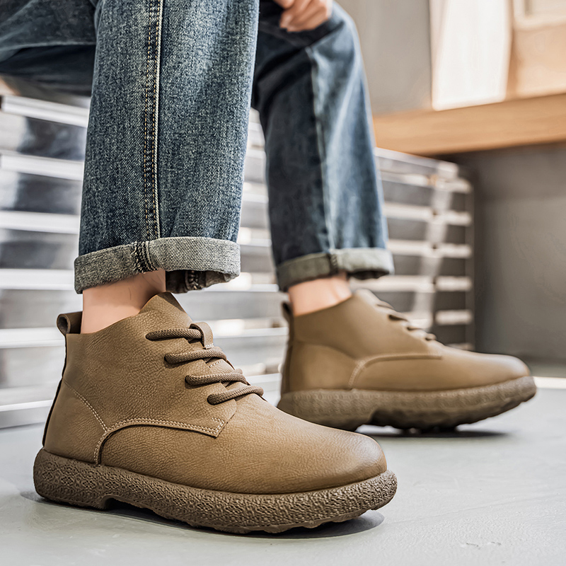 Men'S Fashion For 30 Year Olds - Herren-Stiefeletten, braune kurze Stiefel, luxuriöse Schuhe