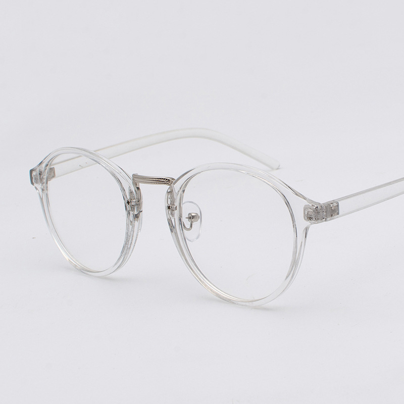 Men'S Fashion Glasses 2026 - Mode Transparente runde brille klar rahmen