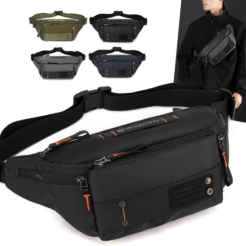 Fashion Harness Men - Herren Hüfttasche Gürteltasche Umhängetasche Brusttasche Pendler