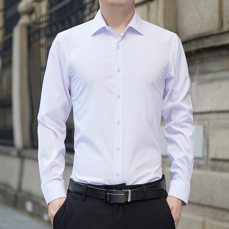 Men'S Fashion Color - Neue Übergrößen-Herrenhemden in Unifarben, Modische Klassische