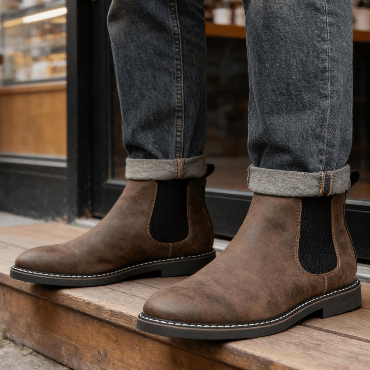 Men'S Fashion Model - Herrenstiefel Mode Bequeme Lässige Retro 2026