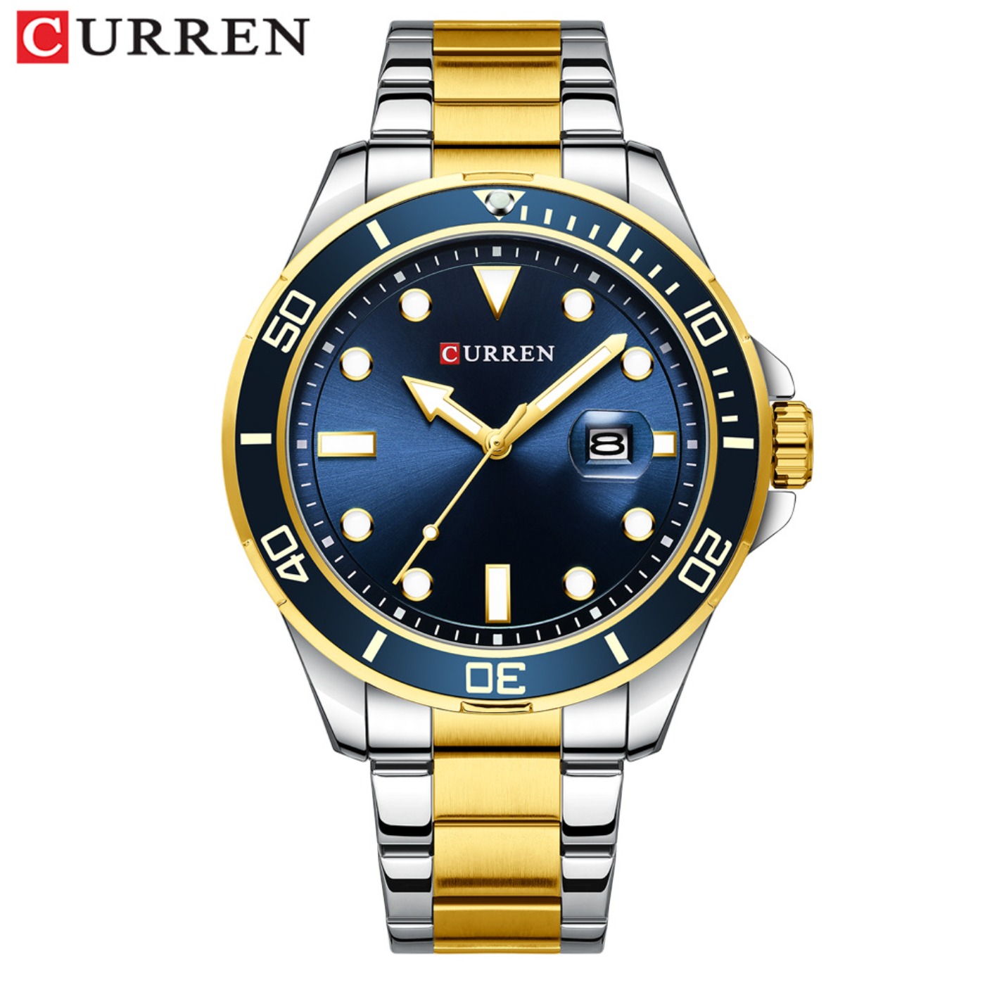 CURREN Neue Green Water Ghost  – Mens Fashion Watch Bewertung und Preis