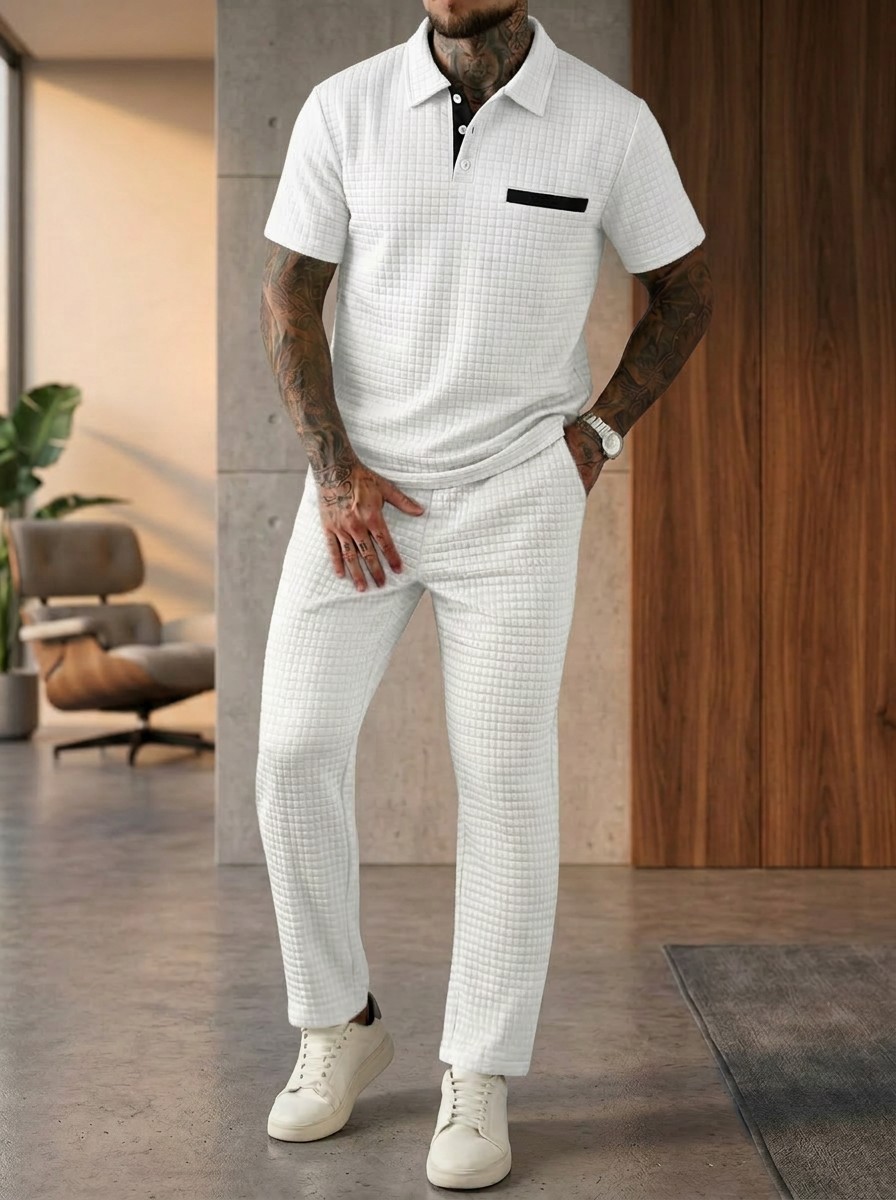 Sommer Neue Herren Mode Farbbl – Men'S Fashion Color Bewertung und Preis