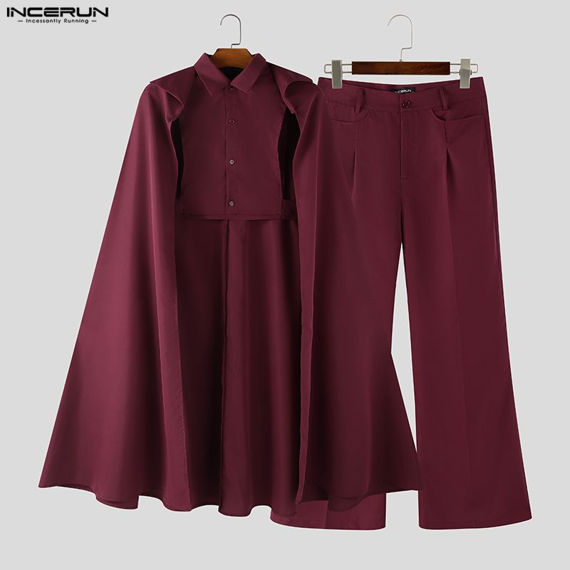 INCERUN Herren-Sets Einfarbig  – Men'S Fashion Color Bewertung und Preis