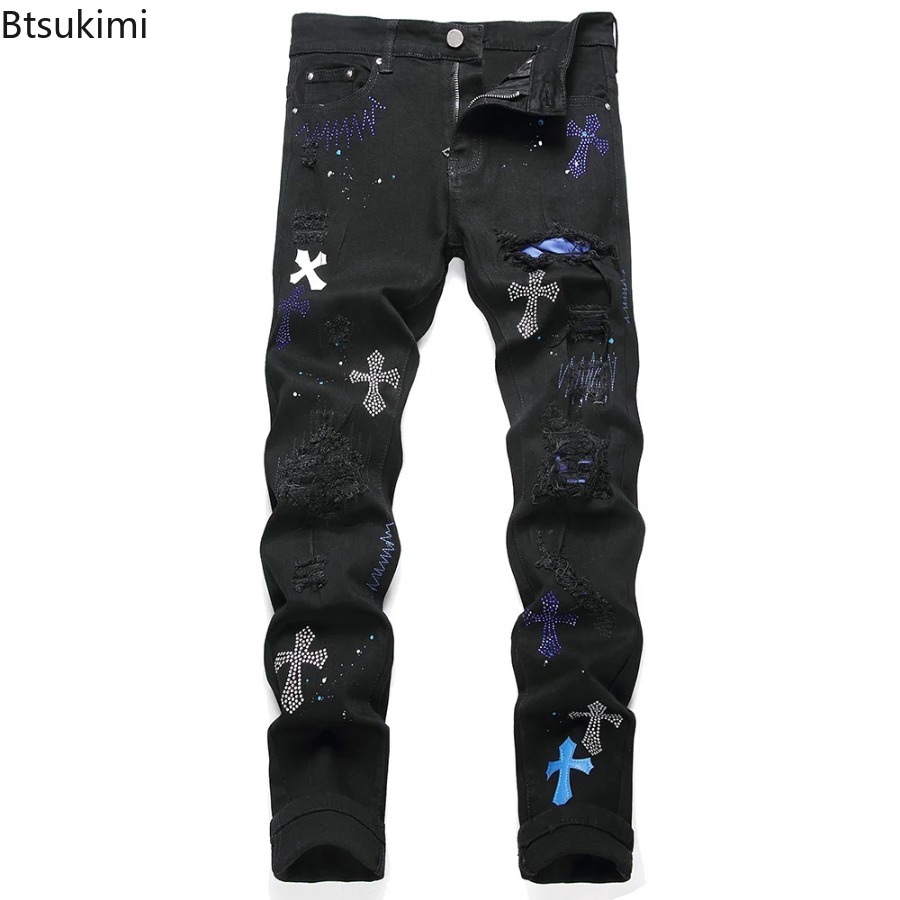 2026 Neue Herrenmode Kristall- – Men'S Fashion Nova Jeans Bewertung und Preis