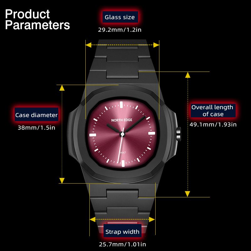 NORTH EDGE Uhr für Herren, neu – Mens Fashion Watch Bewertung und Preis