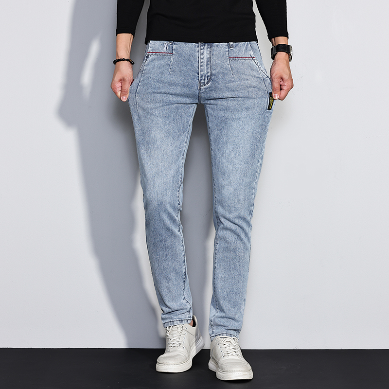 Neue männer Jeans Slim Fit Str – Men'S Fashion Nova Jeans Bewertung und Preis