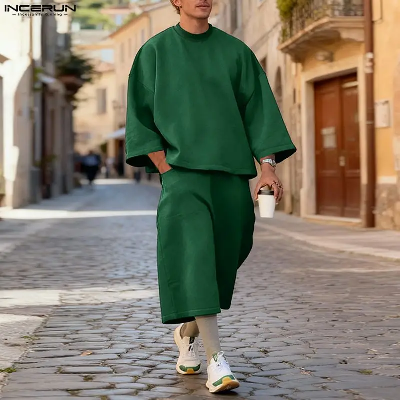 INCERUN Herren-Sets, einfarbig – Men'S Fashion Color Bewertung und Preis