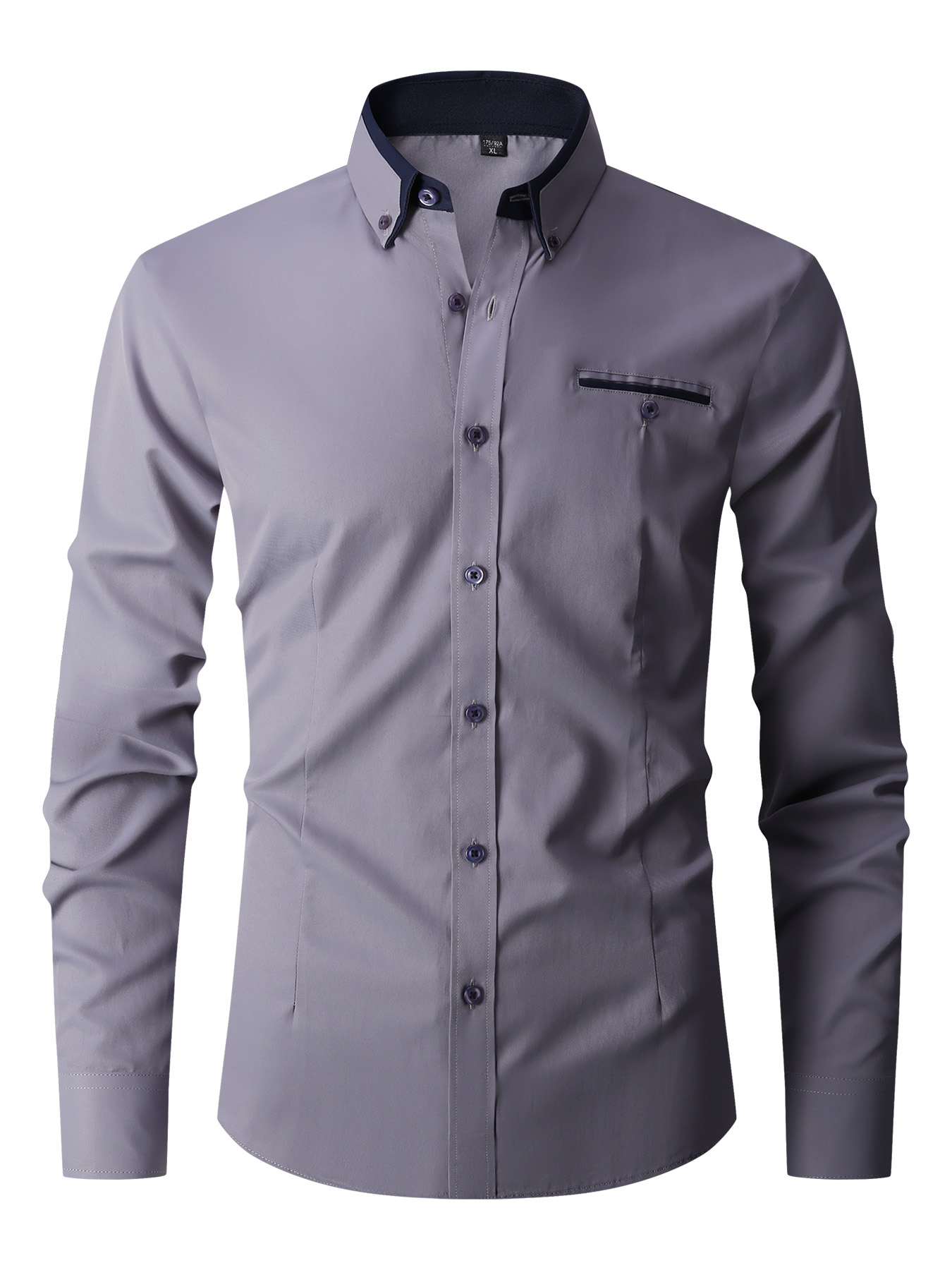 Herren Formelles Hemd Langarm  – Men'S Fashion Color Bewertung und Preis
