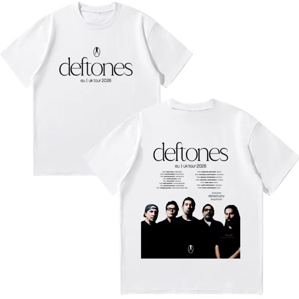 Deftones EU UK Tour 2026 T-Shi – Men'S Fashion Uk Bewertung und Preis