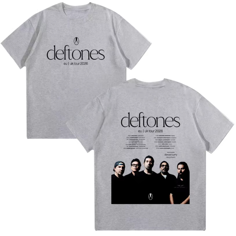 Deftones EU UK Tour 2026 T-Shi – Men'S Fashion Uk Bewertung und Preis