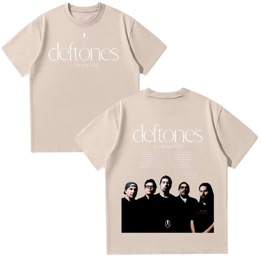 Deftones EU UK Tour 2026 T-Shi – Men'S Fashion Uk Bewertung und Preis