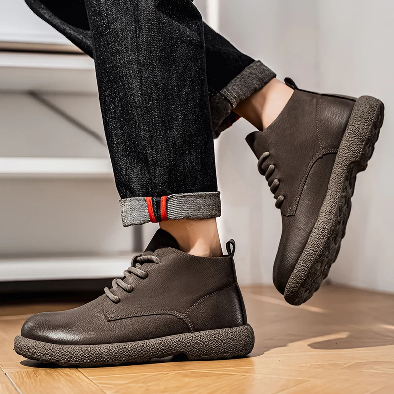 Herren-Stiefeletten, braune ku – Men'S Fashion For 30 Year Olds Bewertung und Preis