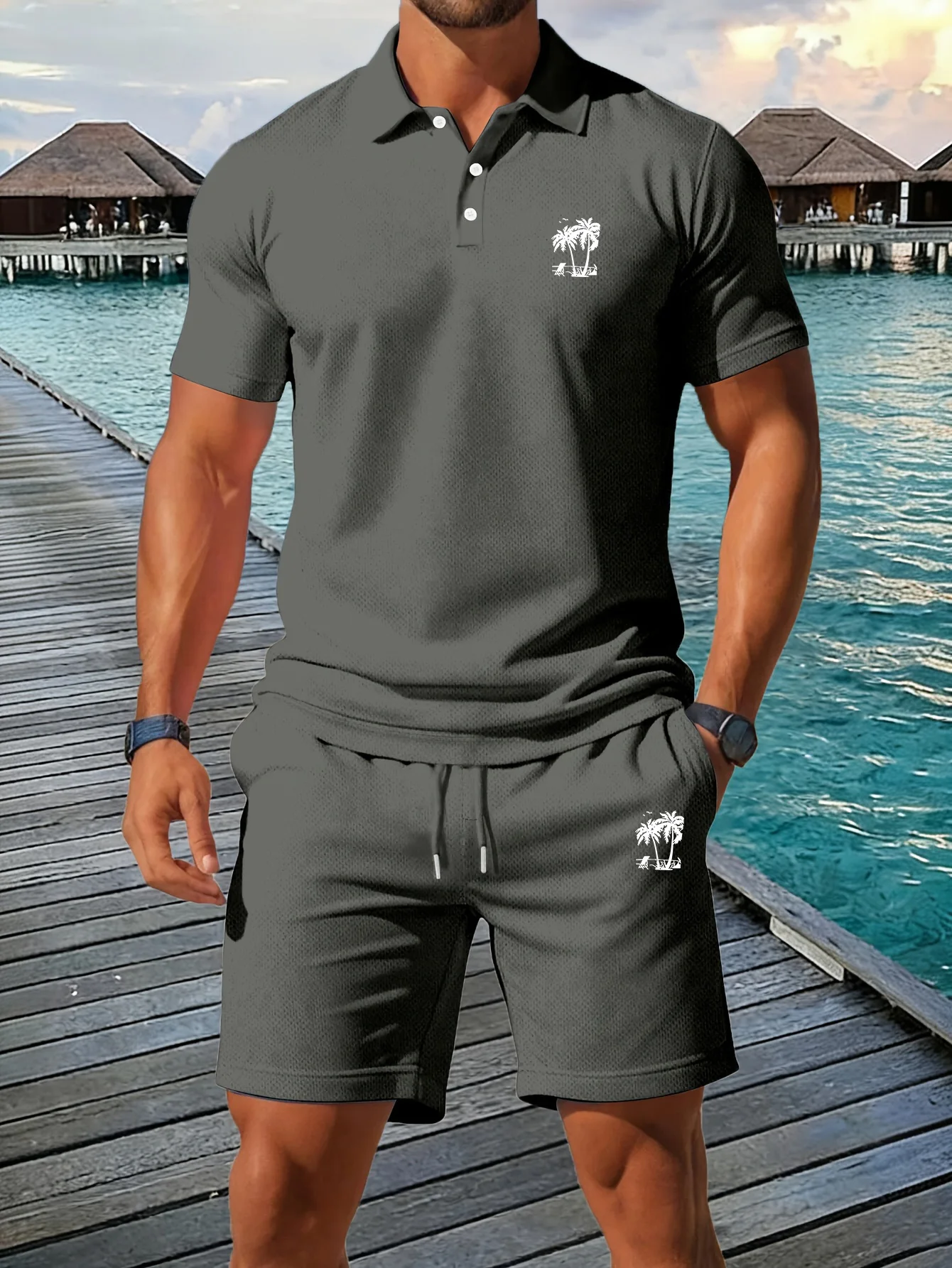 Sommerliches neues Herren-Polo – Men'S Fashion Color Bewertung und Preis