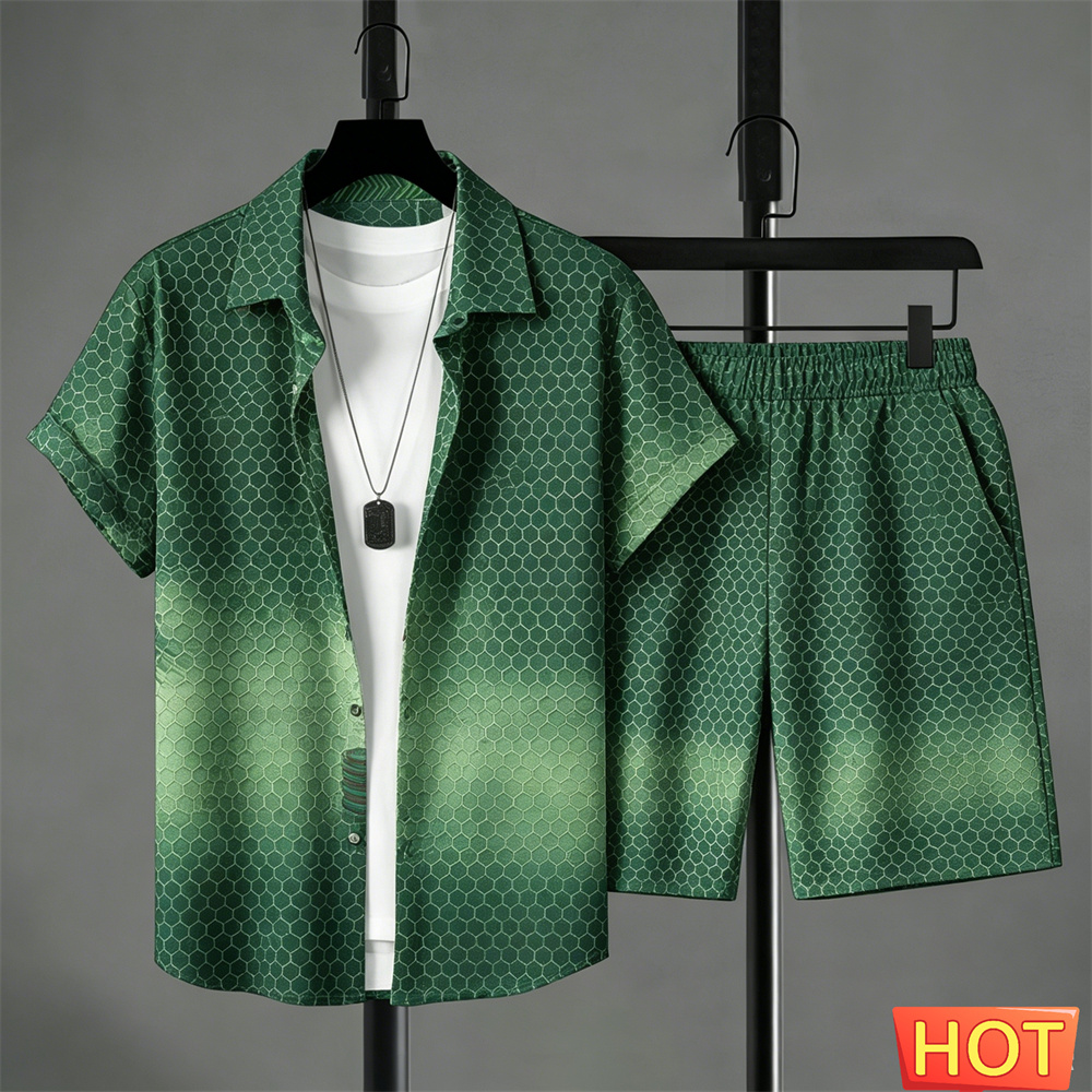 Sommer-Outfit Herren Hemd-Set  – Men'S Fashion Color Bewertung und Preis