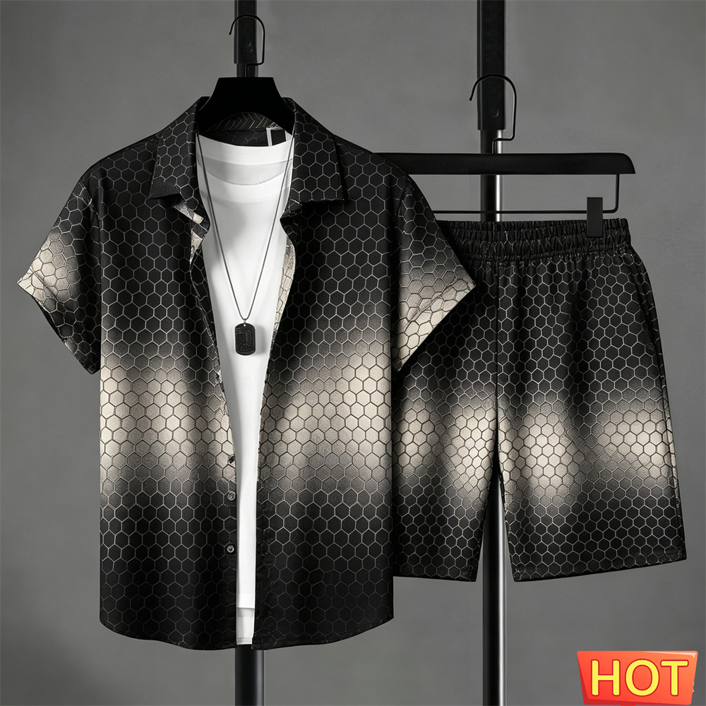Sommer-Outfit Herren Hemd-Set  – Men'S Fashion Color Bewertung und Preis