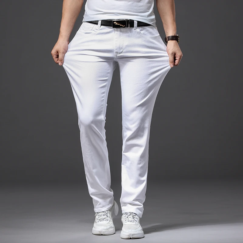 Männer Dünne Weiße Jeans Neue  – Men'S Fashion Nova Jeans Bewertung und Preis