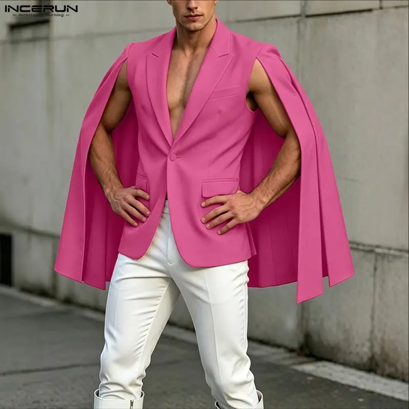 INCERUN Herren Unregelmäßiger  – Mens Fashion Poncho Bewertung und Preis