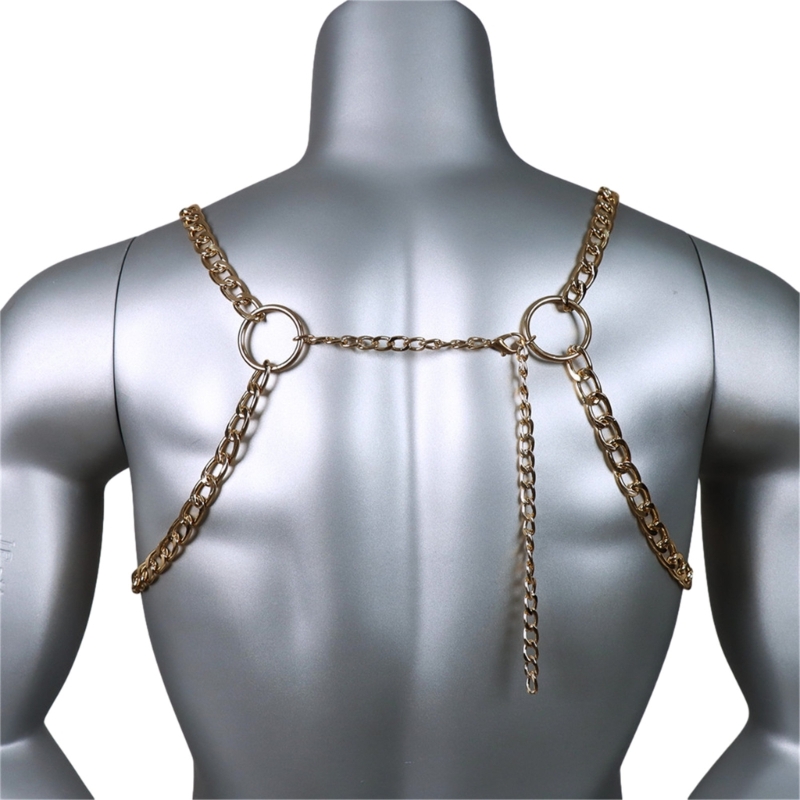 Männer Sexy Metall Körper Brus – Fashion Harness Men Bewertung und Preis