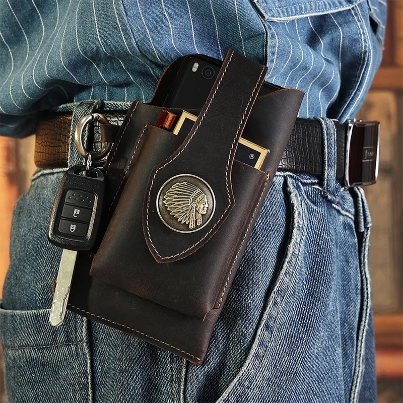 Herren-Gürteltasche aus echtem – Fashion Harness Men Bewertung und Preis
