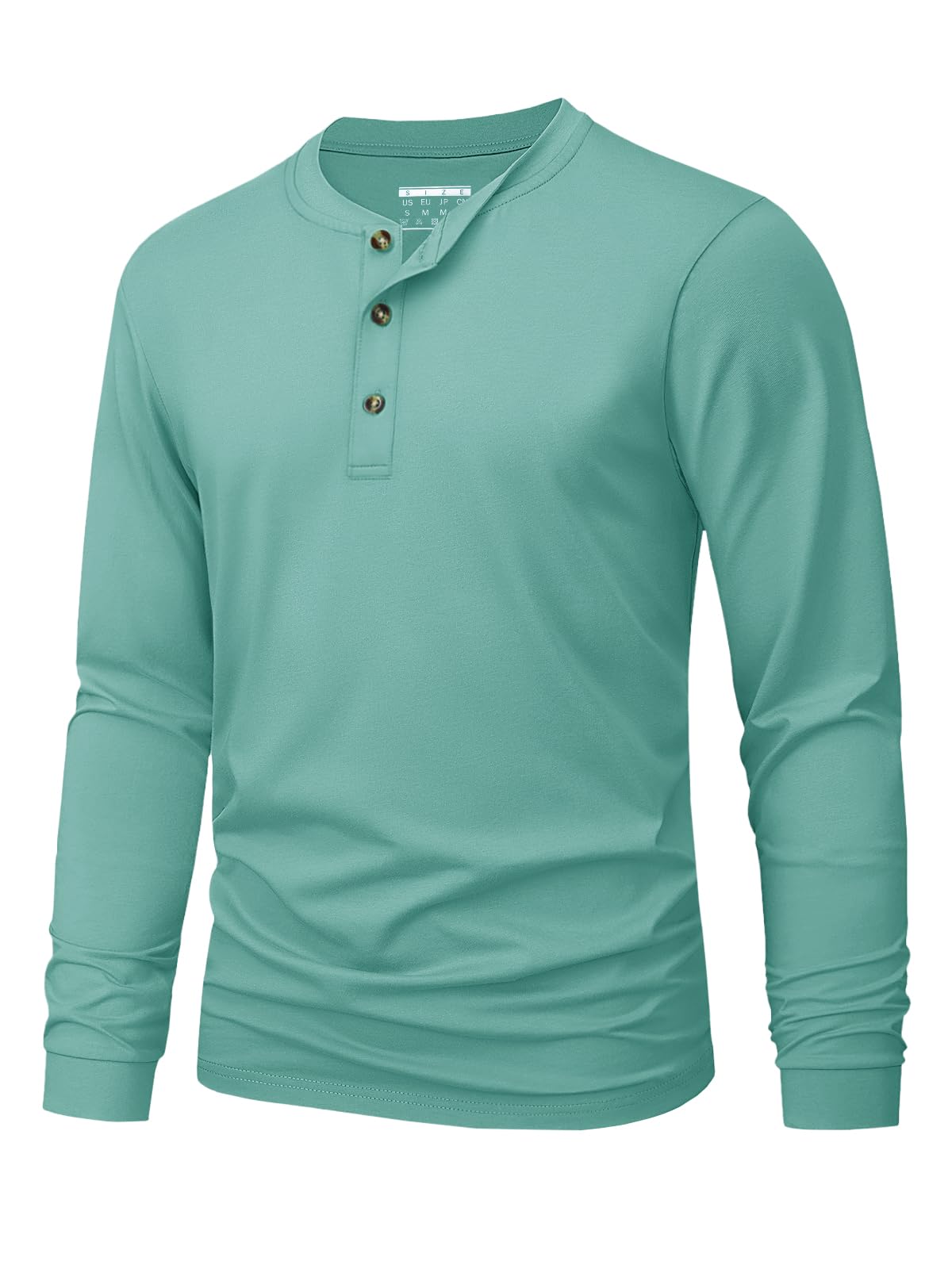 Herren-Henley-T-Shirt, schlich – Men'S Fashion Color Bewertung und Preis