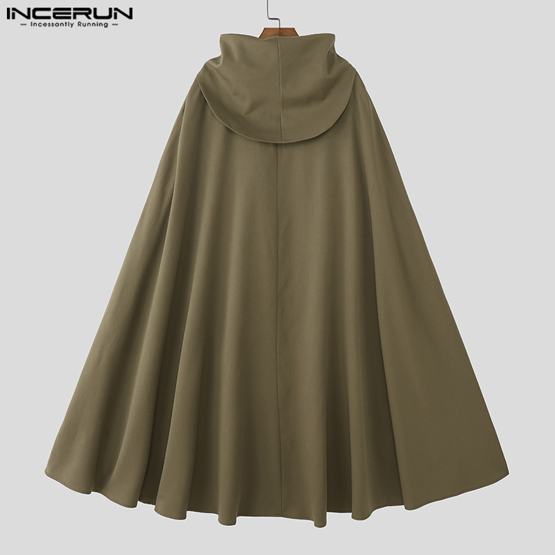 INCERUN Männer Mantel Cape Ein – Mens Fashion Poncho Bewertung und Preis