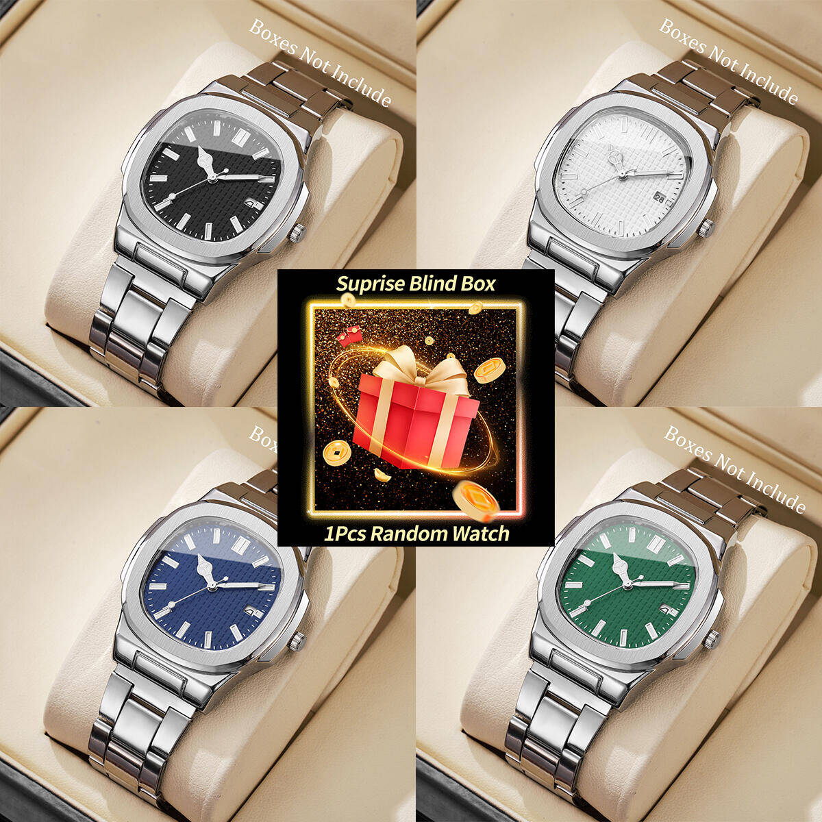 1PC Überraschung Mystery Uhr B – Mens Fashion Watch Bewertung und Preis